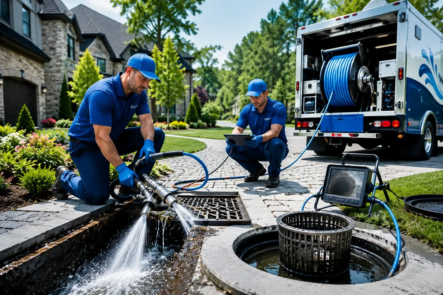 Local outdoor drain cleaning professionals in Spring, TX