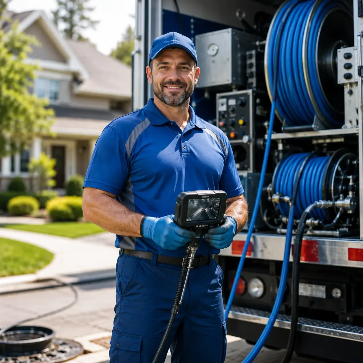 Local outdoor drain cleaning specialists in Spring, TX